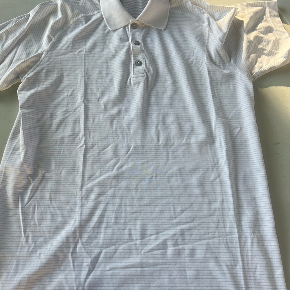 Men's White Polo Shirt
